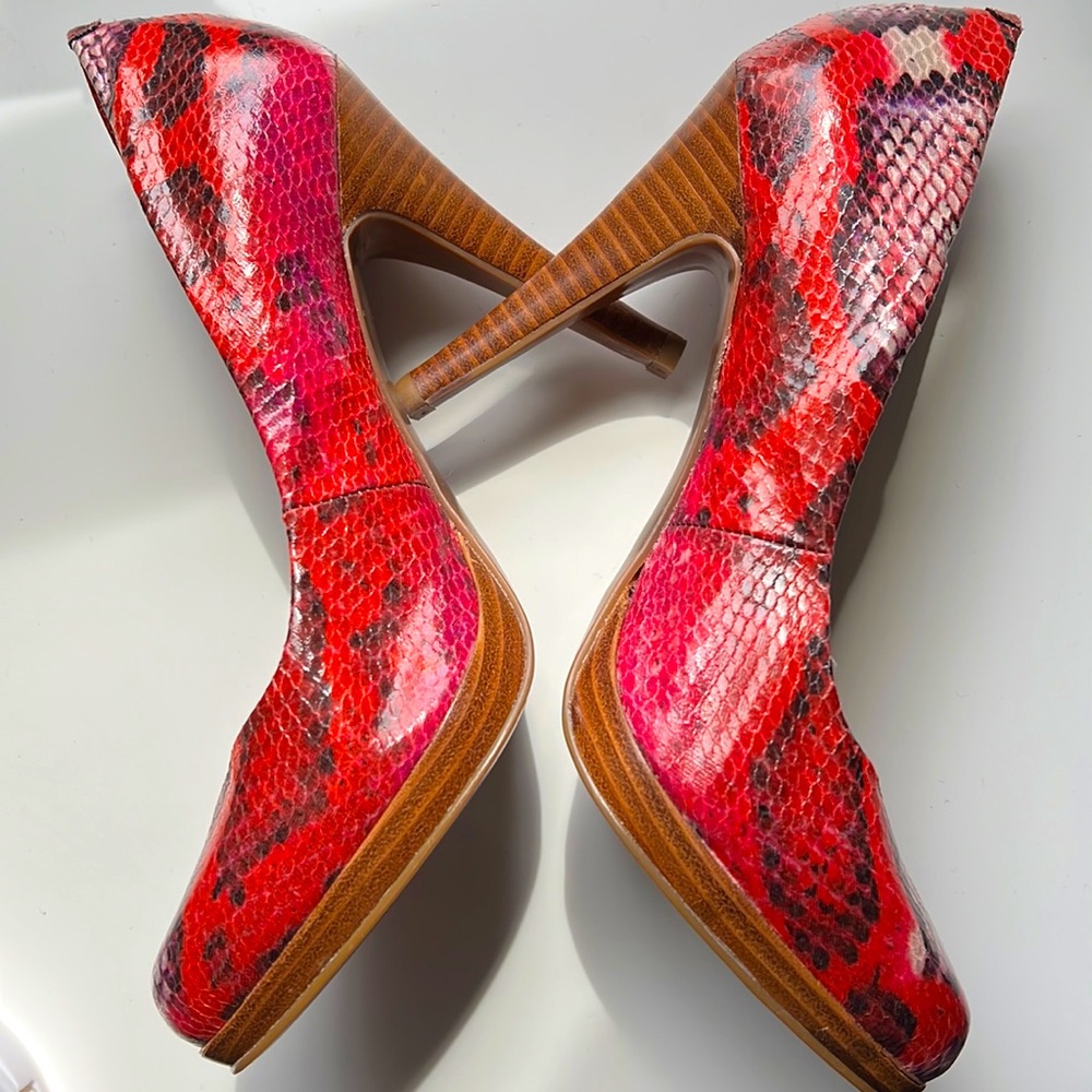 Nine West Snakeskin Stilettos